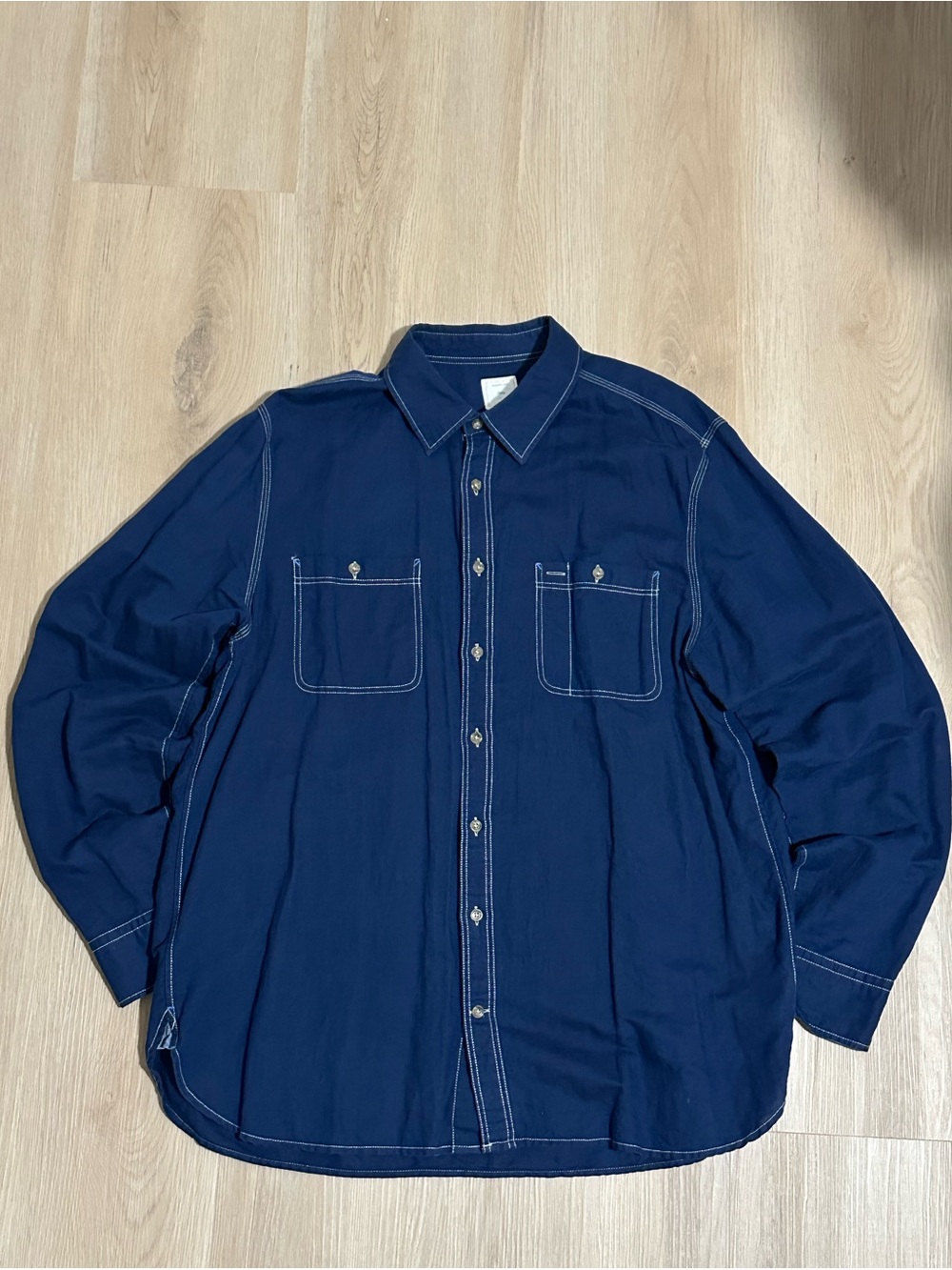 GAP Navy Blue Casual Button-Down Shirt